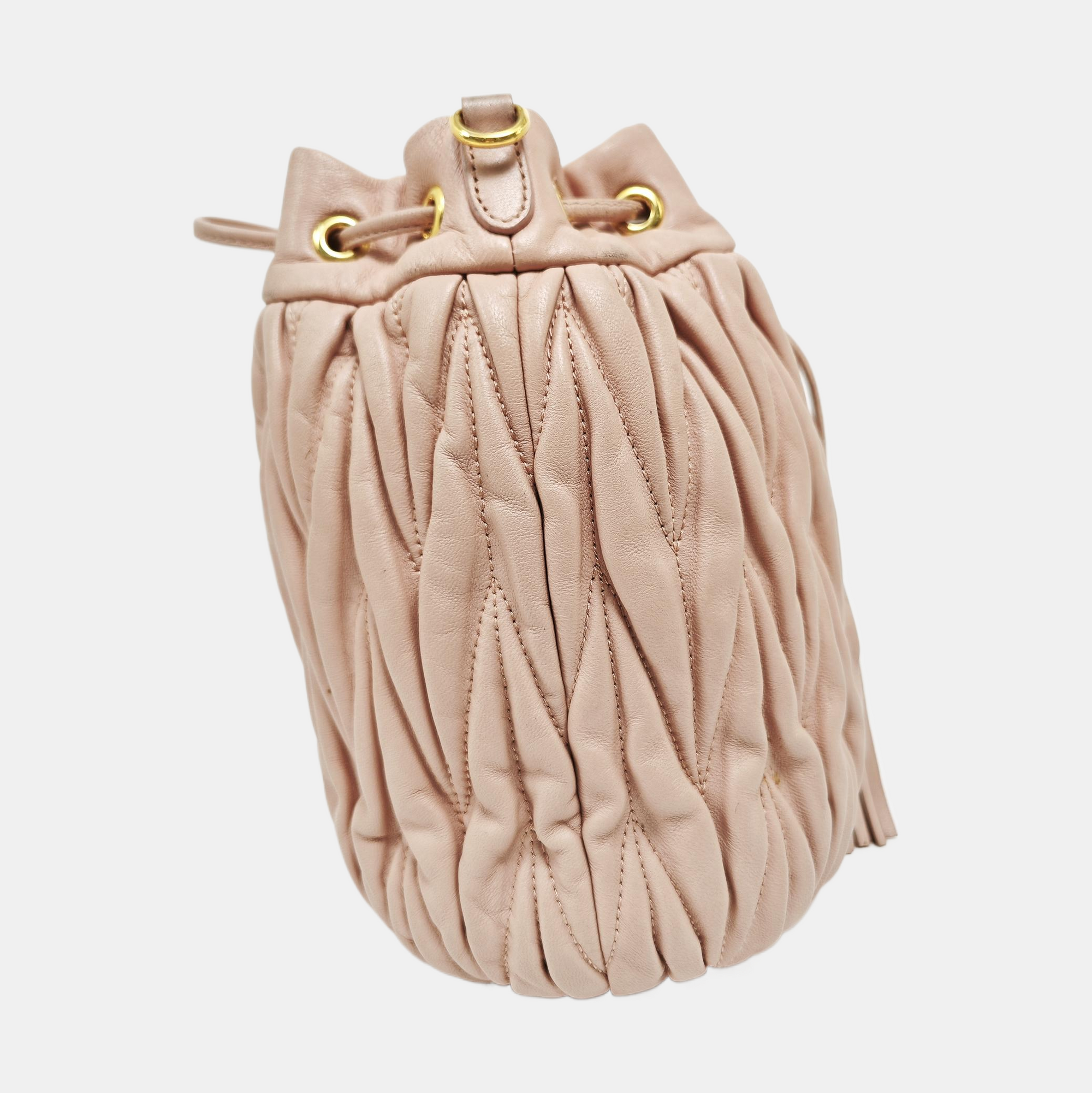 Matelassé Quilted Lambskin Pink
