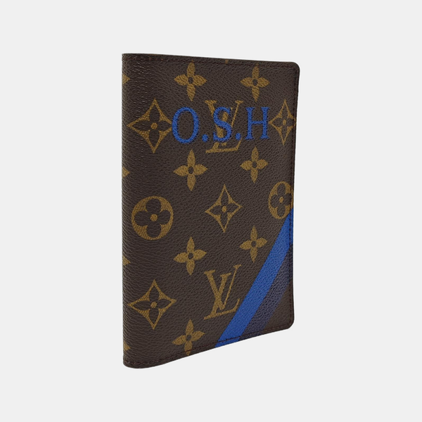Monogram Coated Canvas Wallet Brown
