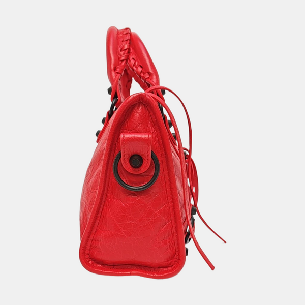 Classic City Mini Lambskin Red