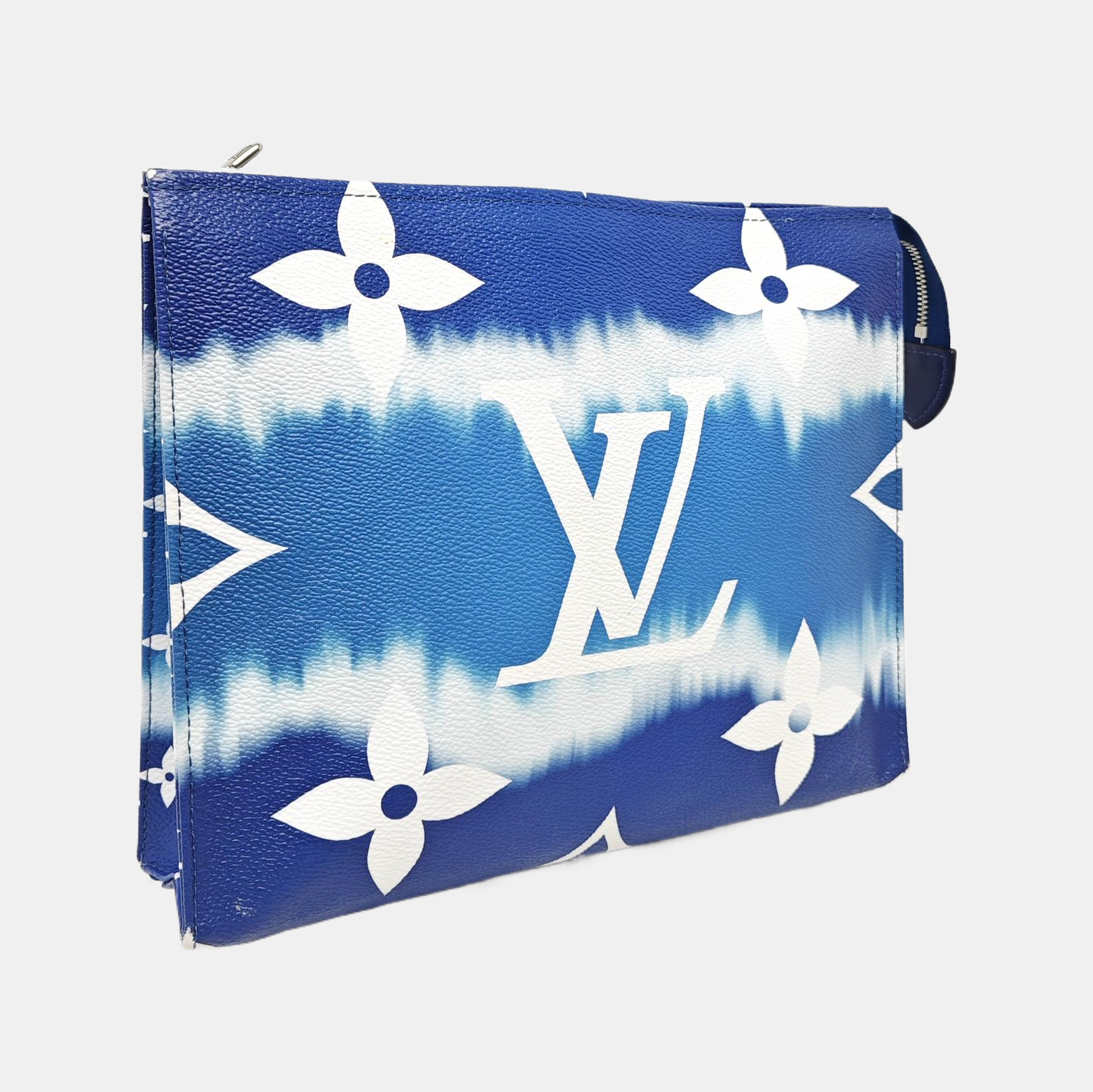 TOILET POCKET 26 Monogram Coated Canvas Blue