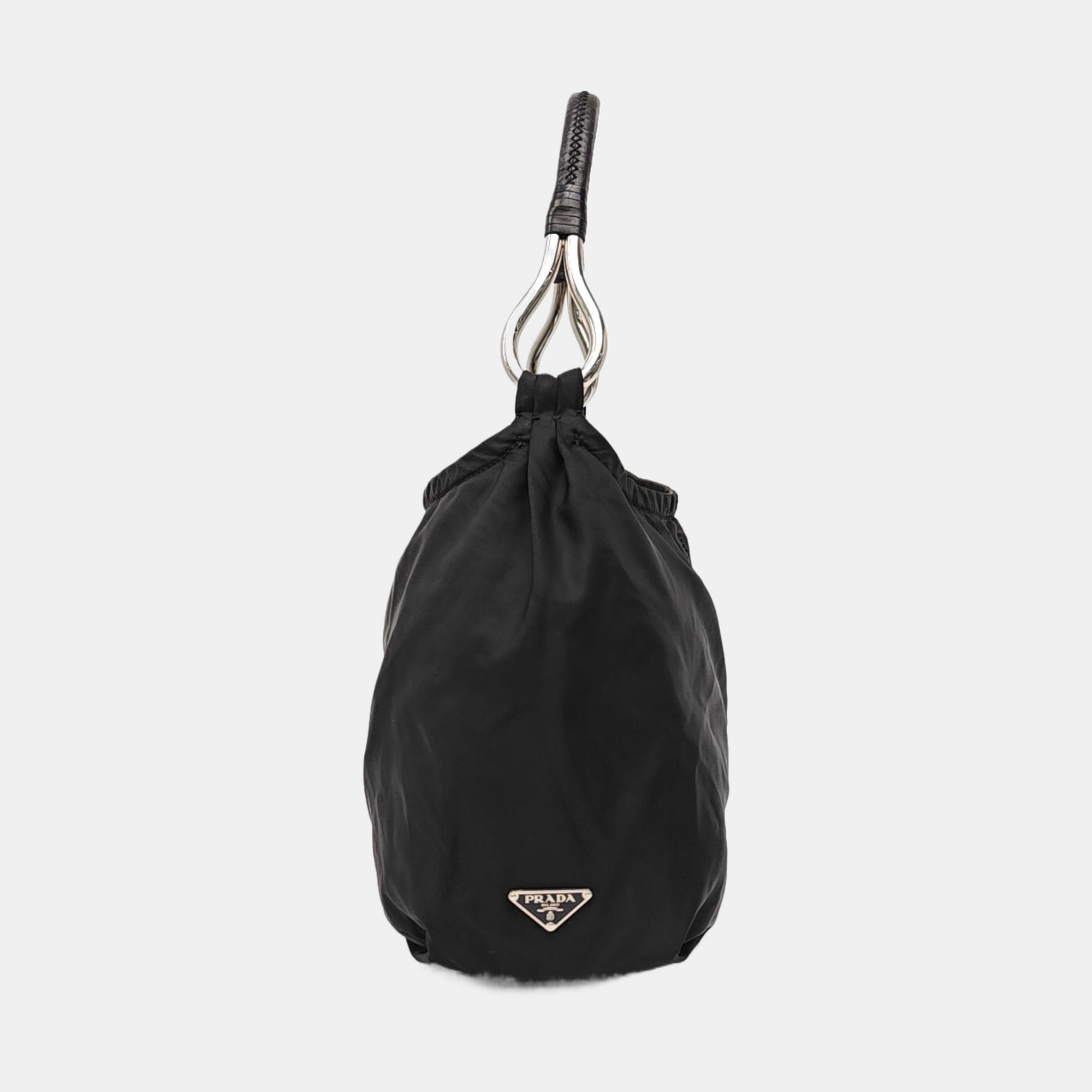Nylon Tote Bag Black
