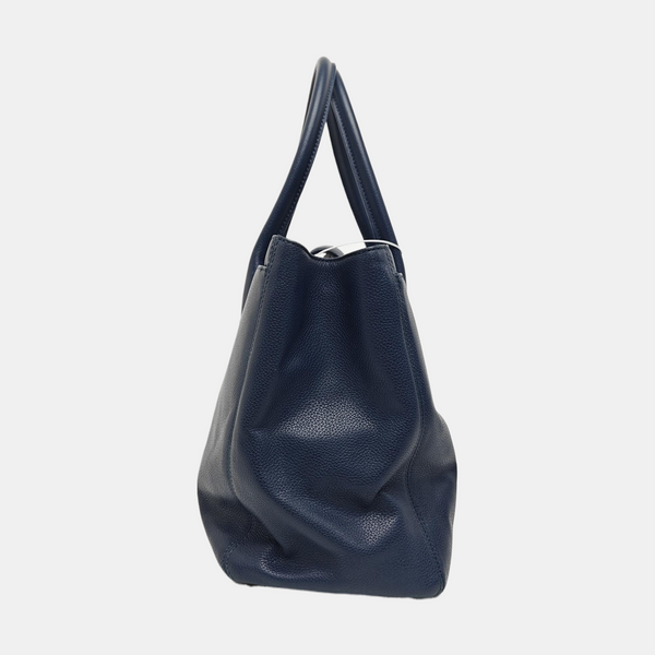 CERF Grained Calfskin Blue