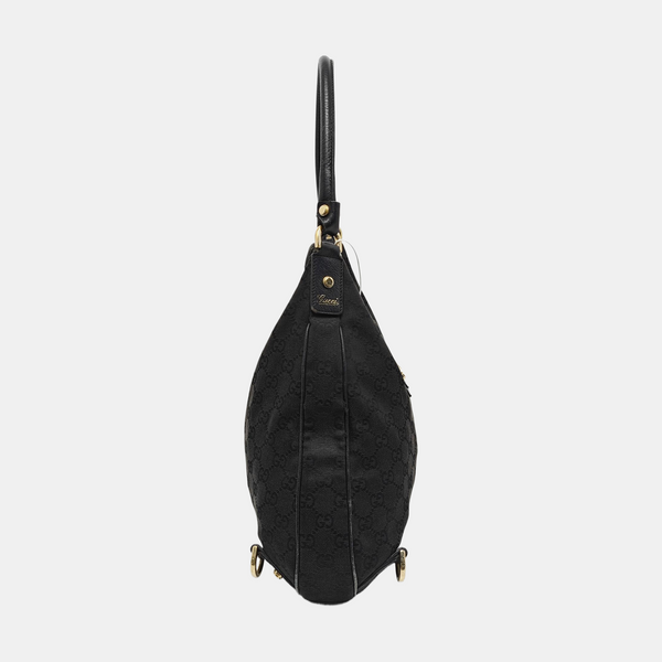 Abbey Monogram Canvas Black