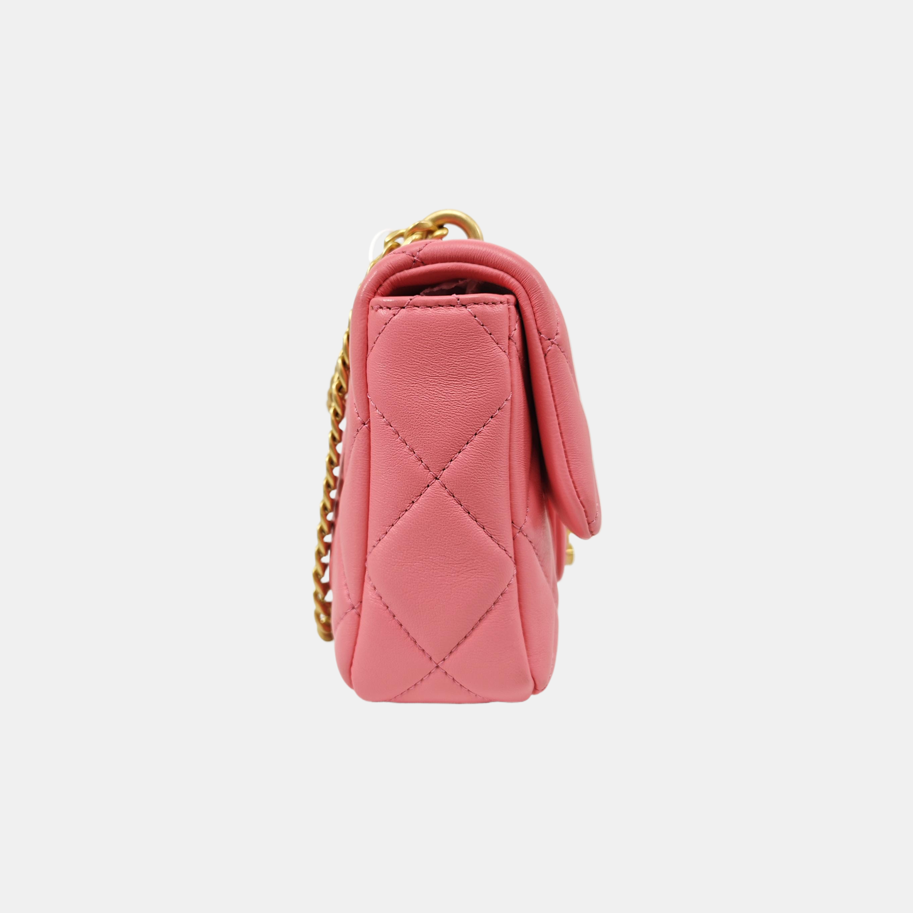 CLASSIC FLAP Mini Quilted Lambskin Pink