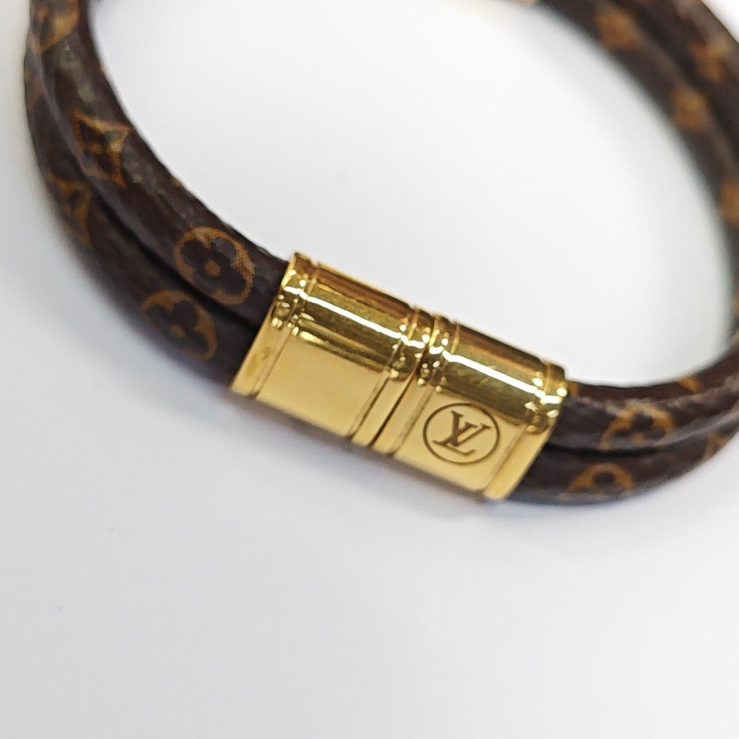 LV RODEO Metal Brown Bangle