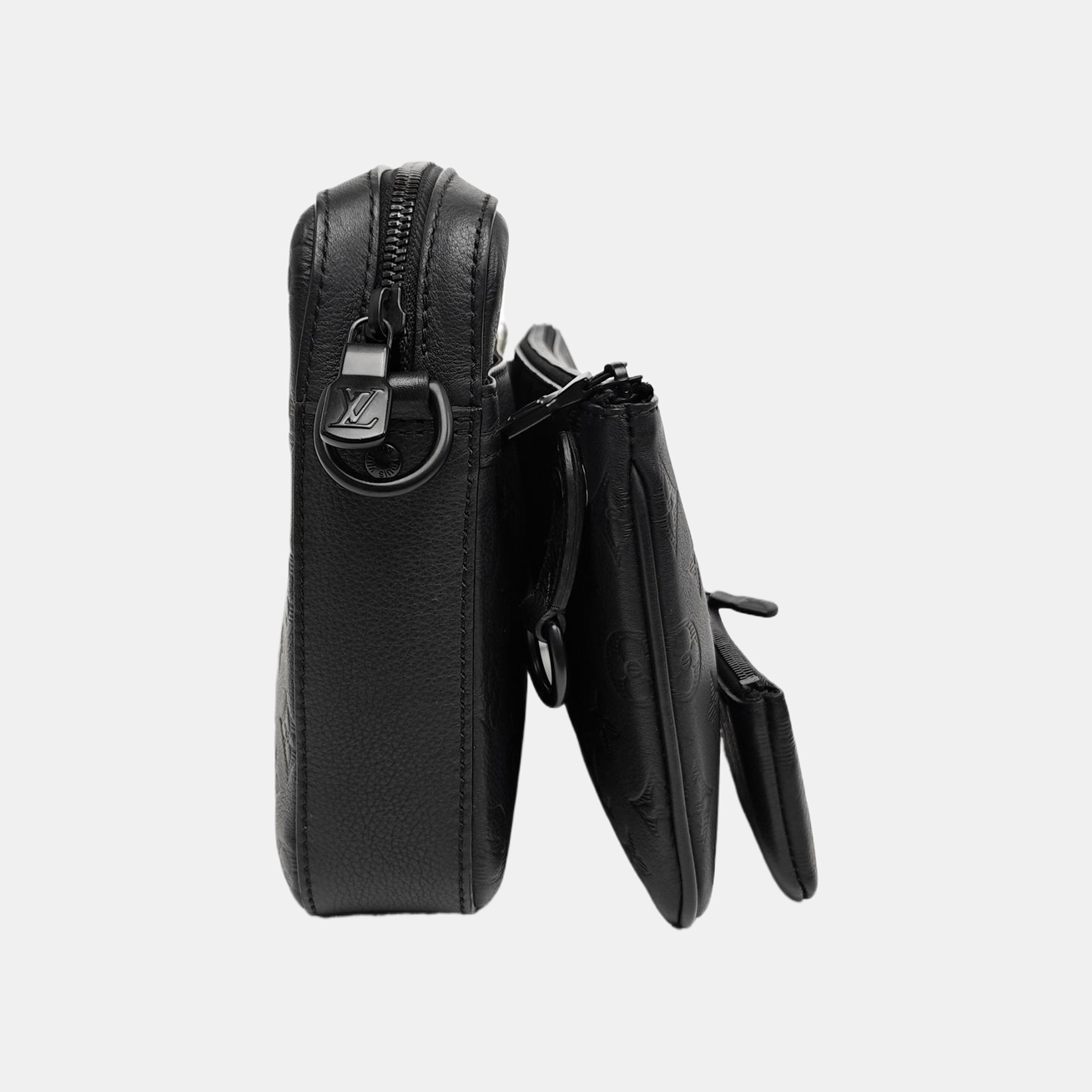 DUO Monogram Calfskin Black