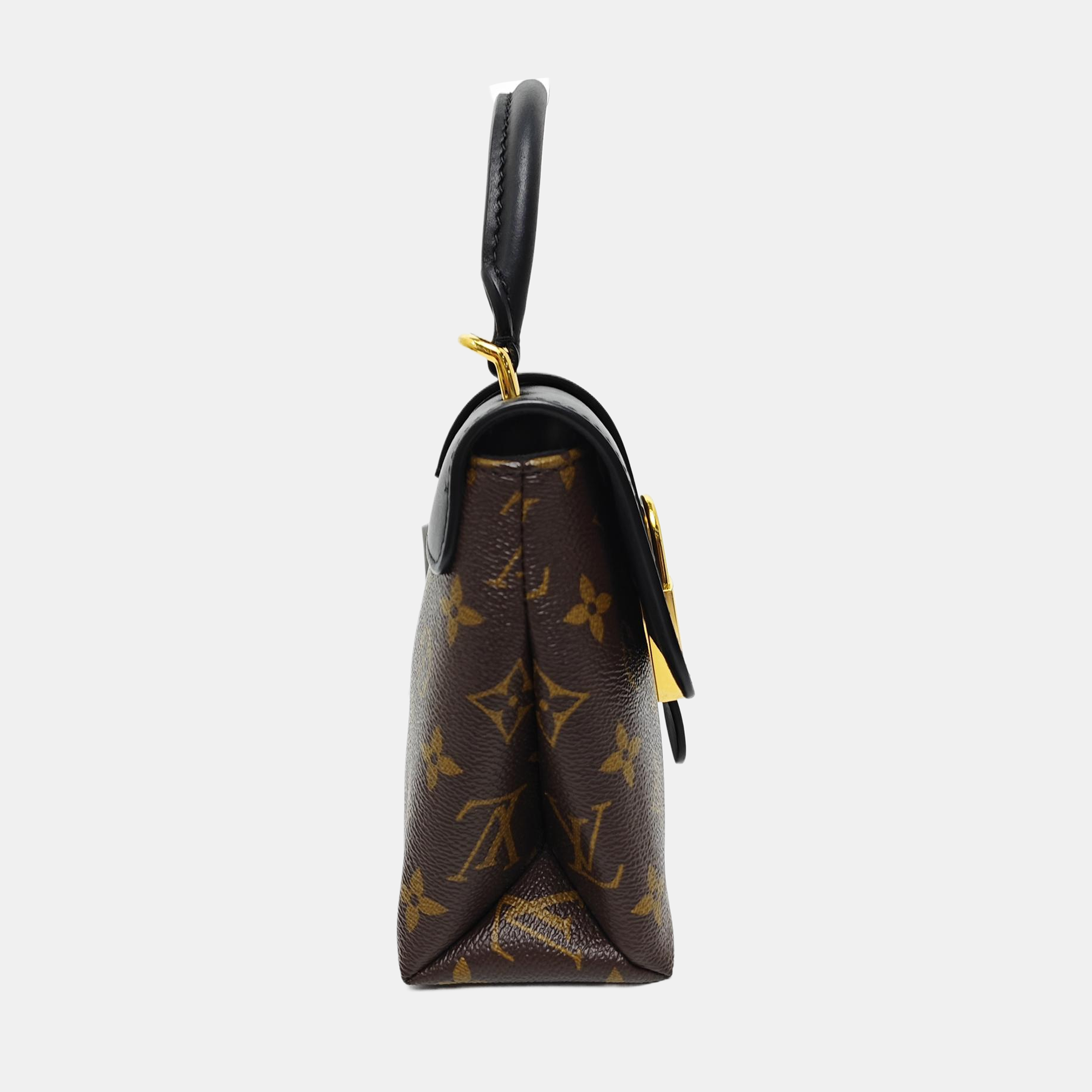 LOCKY BB Monogram Coated Canvas Brown
