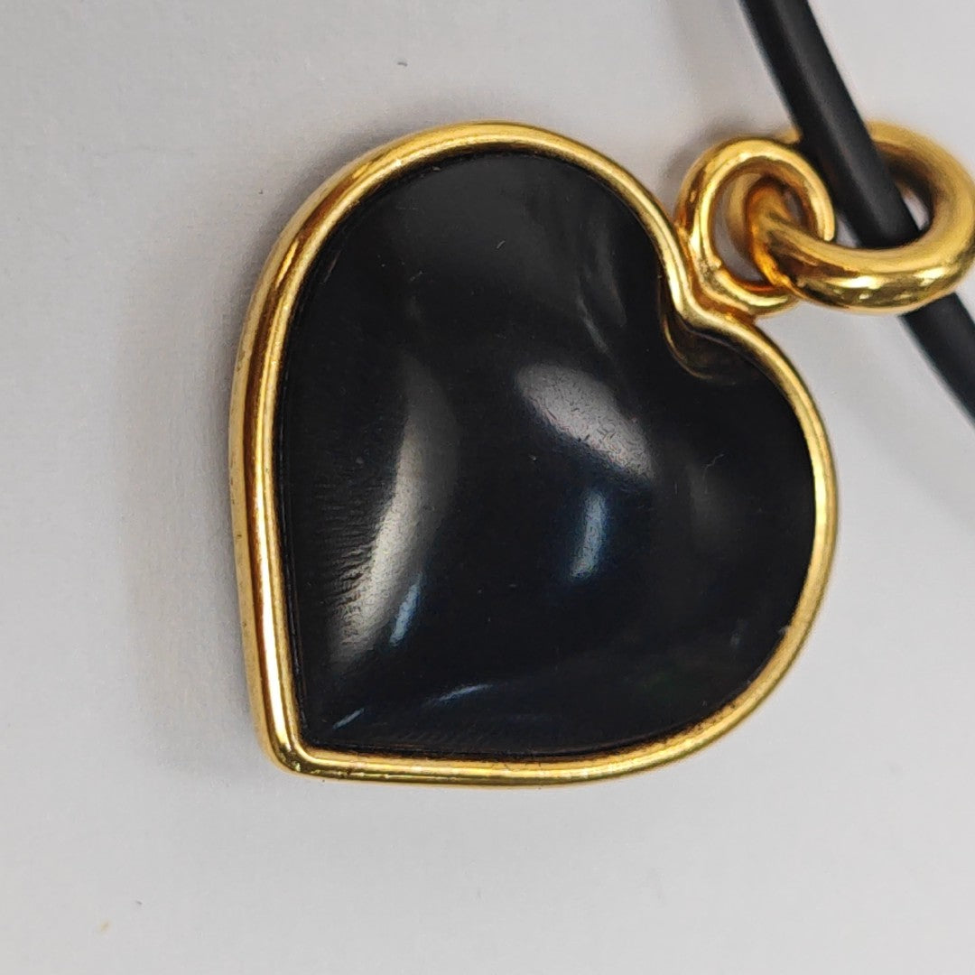 Synthetic Material Black Bracelet