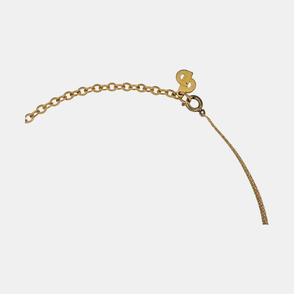 Petit CD Metal Gold Necklace