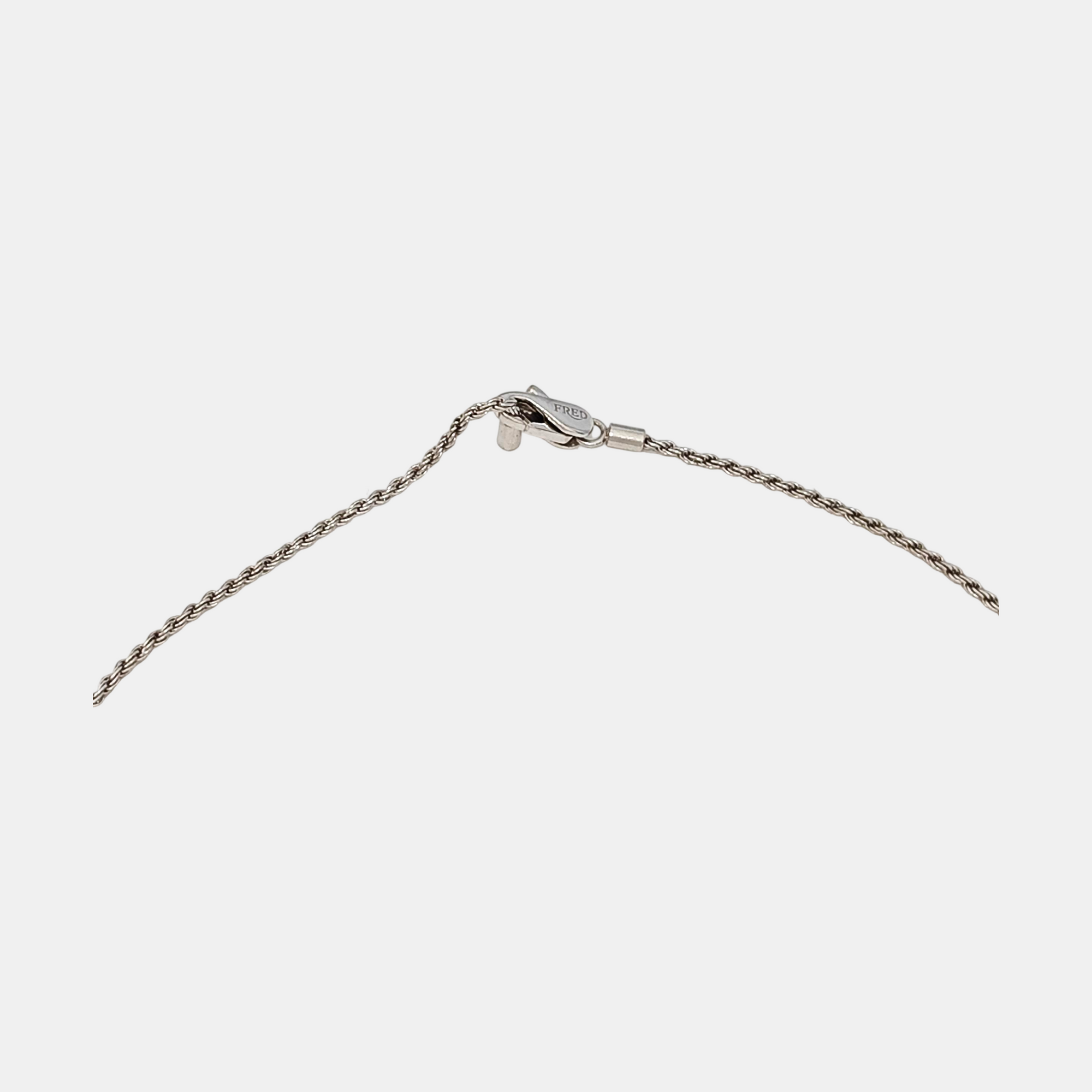 Force 10 18k White Gold Silver Necklace