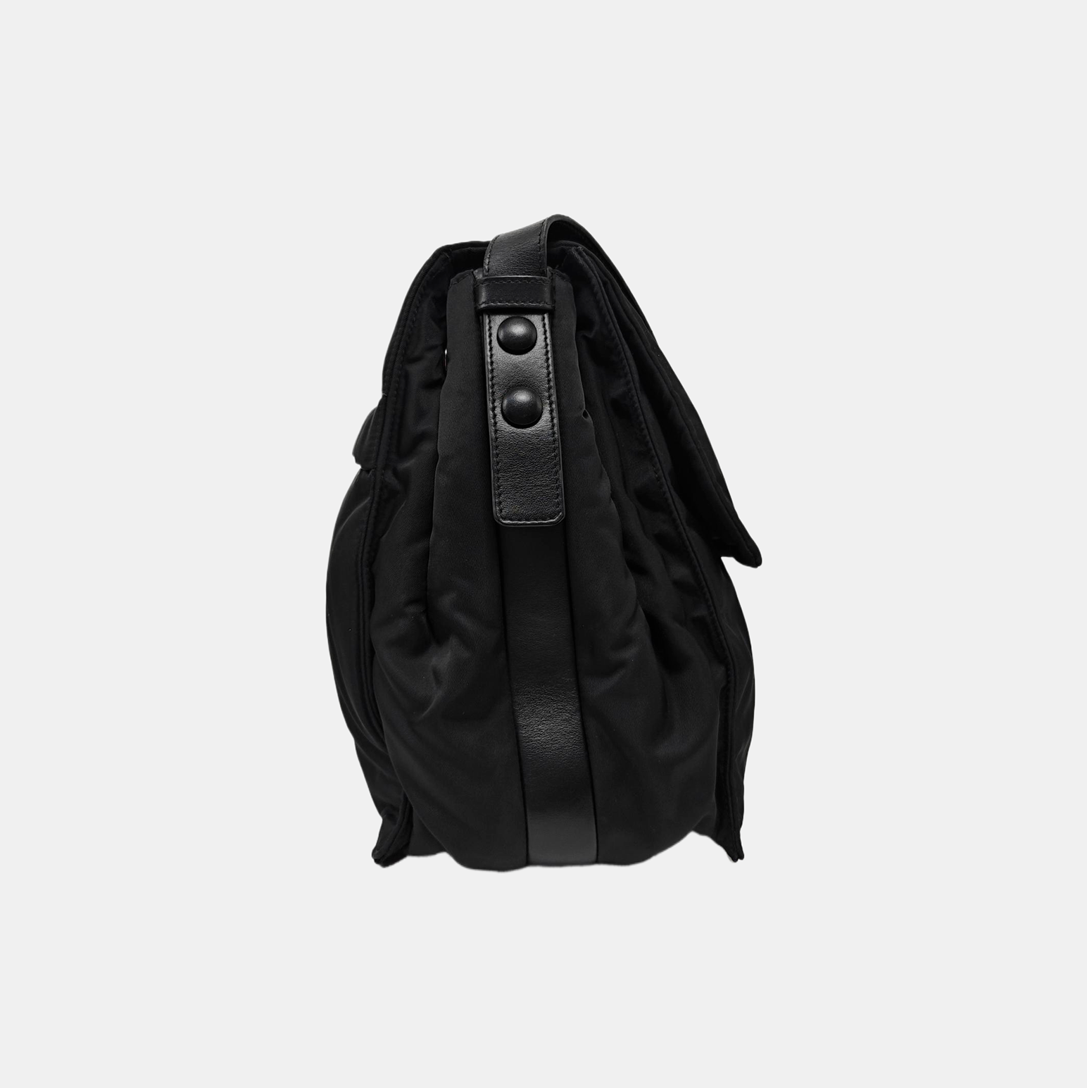 Nylon Crossbody Bag Black