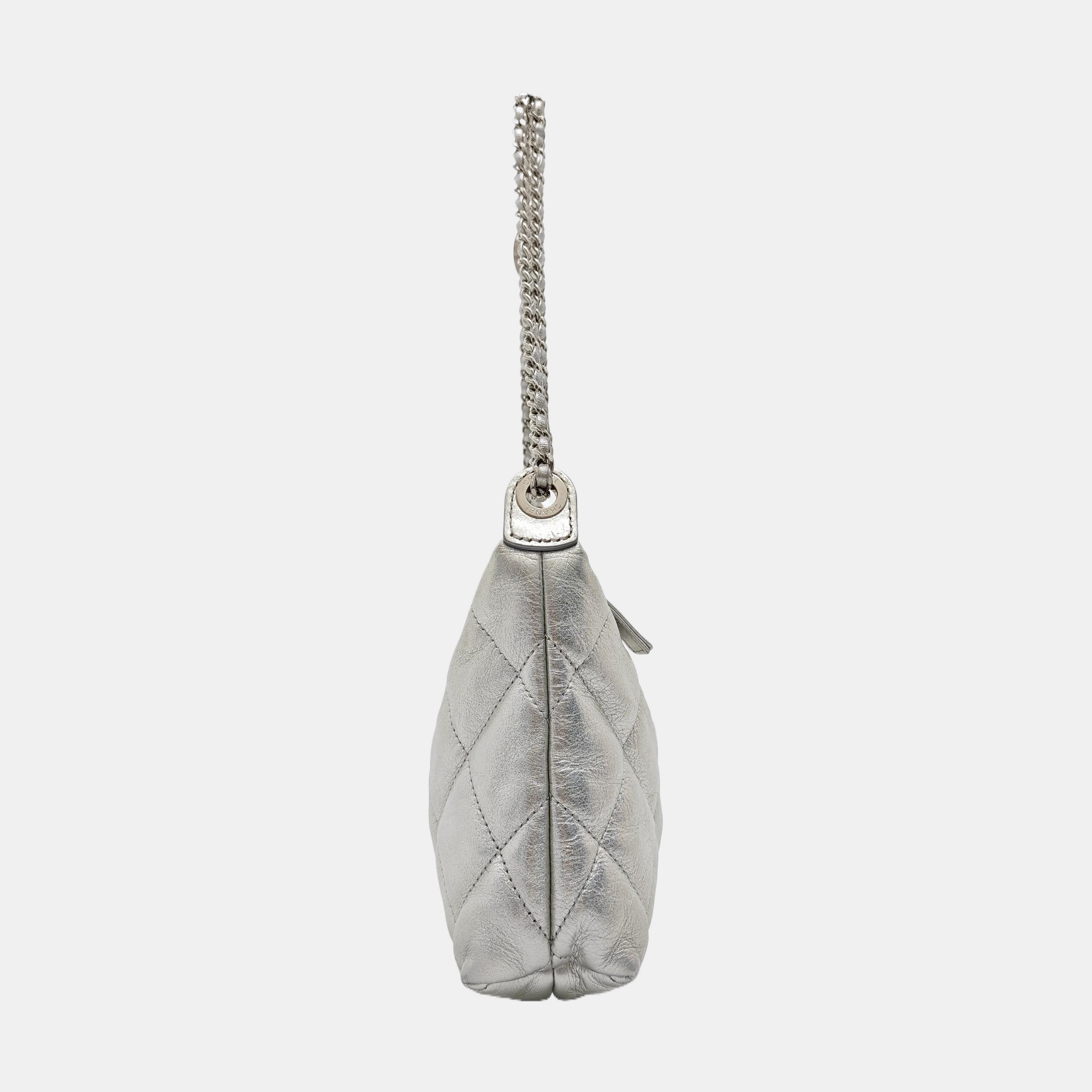 Quilted Calfskin Silver