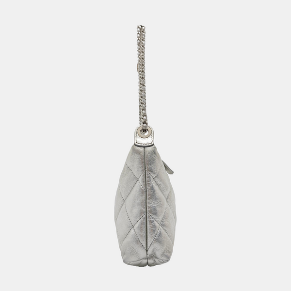 Quilted Calfskin Silver