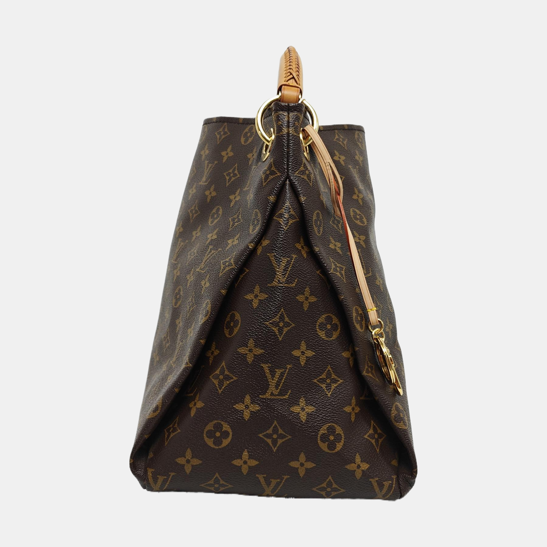 ARTSY MM Monogram Coated Canvas Brown