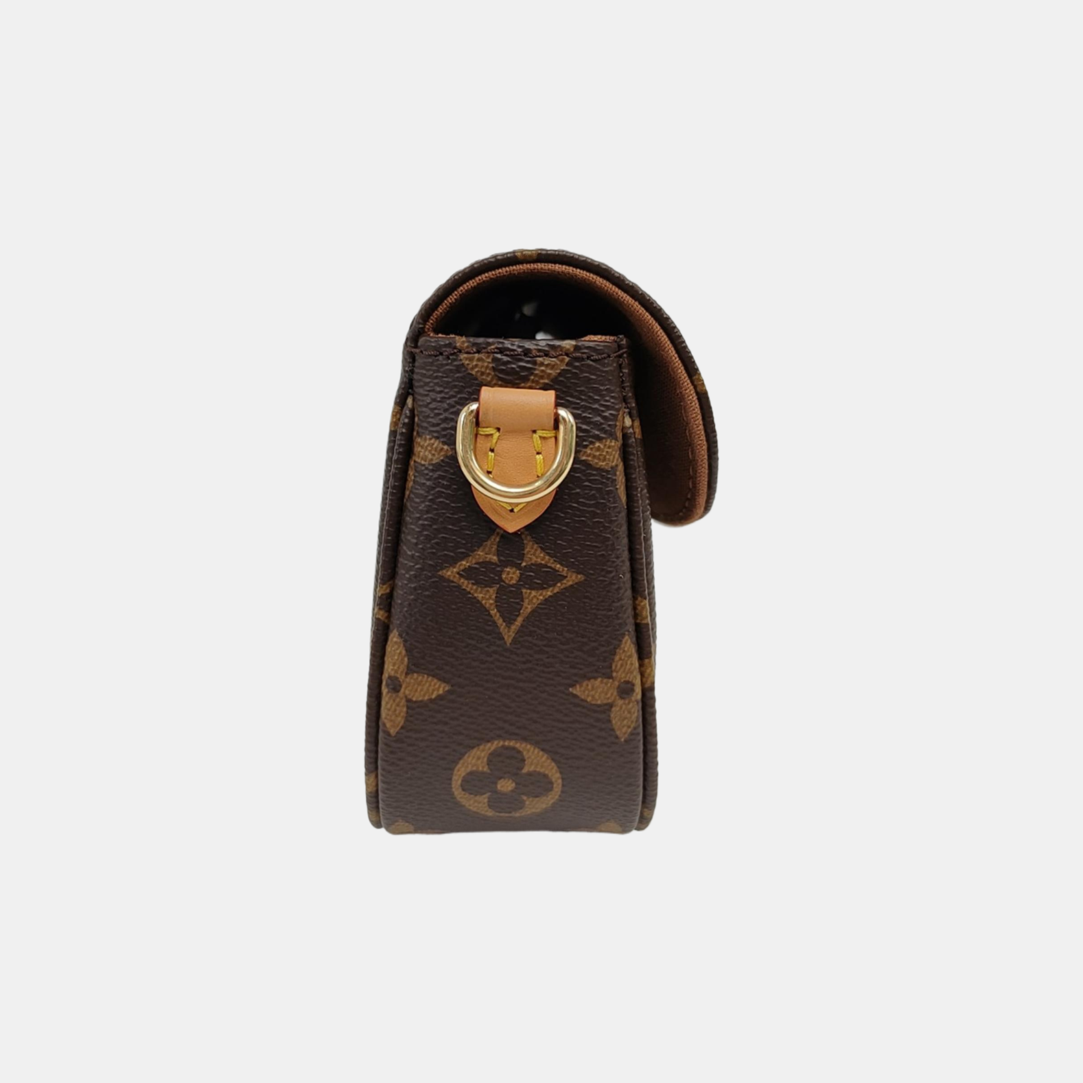 IVY Monogram Coated Canvas Brown