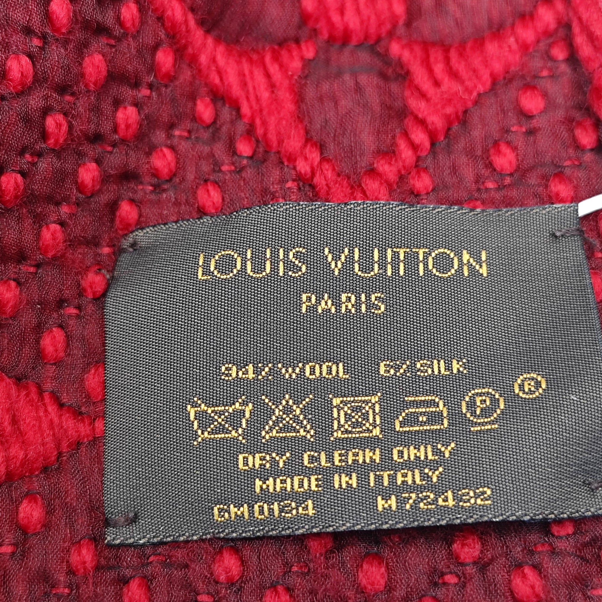 Wool Scarf Red