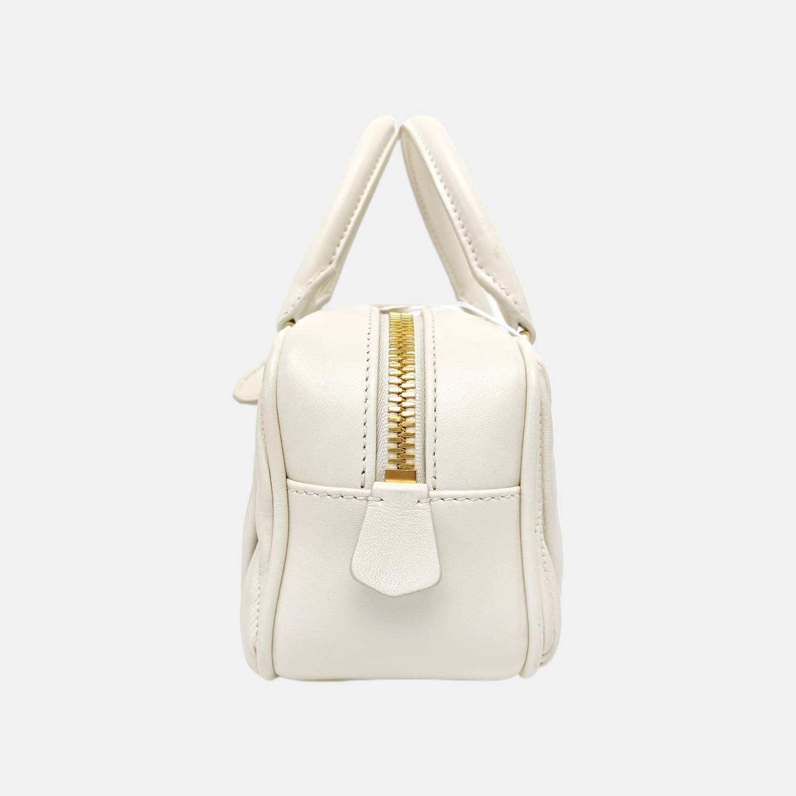Arcadie Matelassé Lambskin White