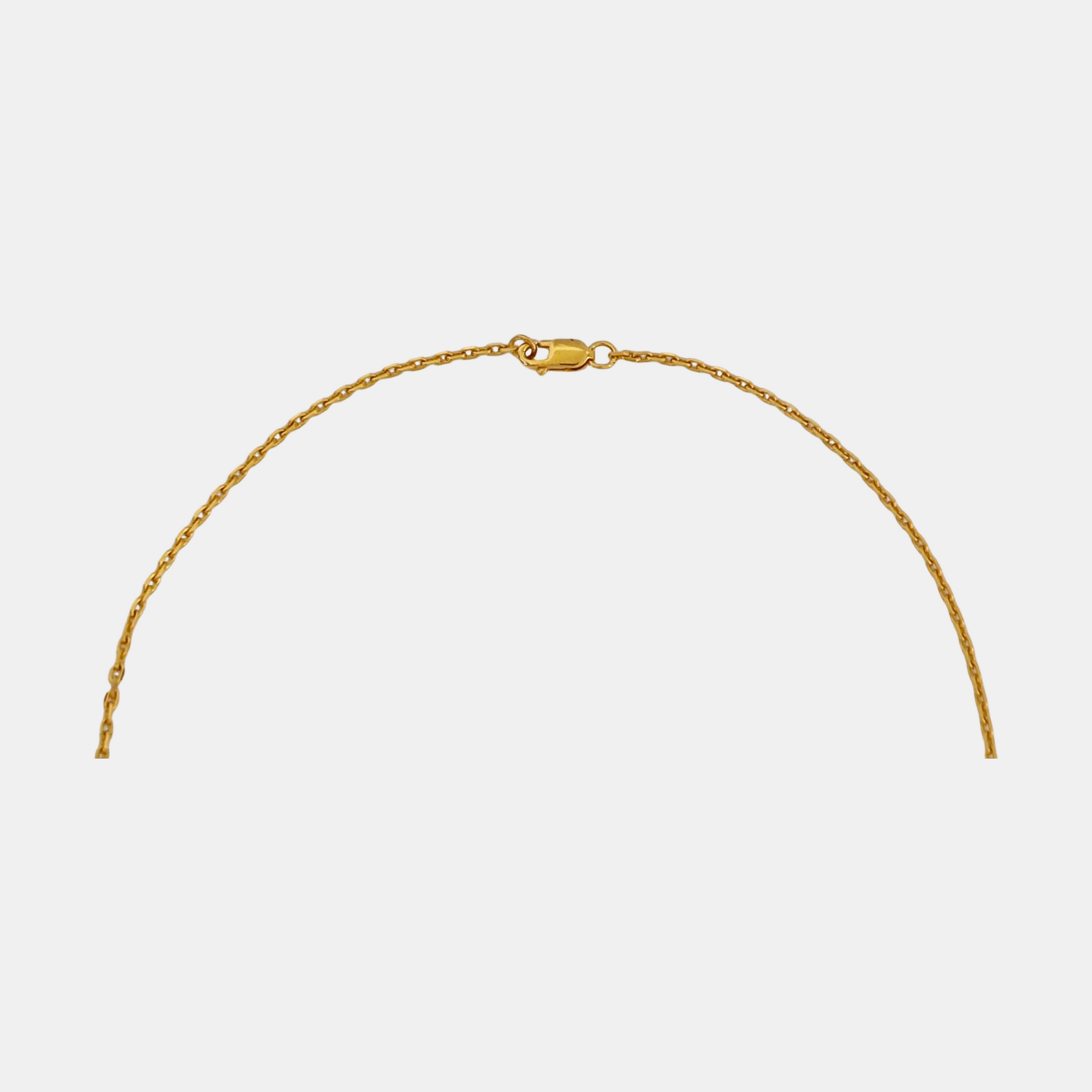 Pop H Metal Gold Necklace