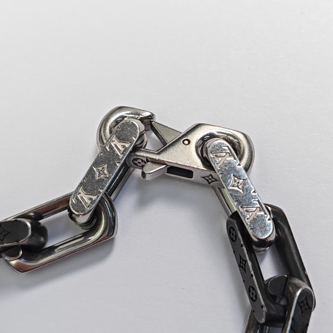 MONOGRAM CHAIN Metal Silver Bracelet