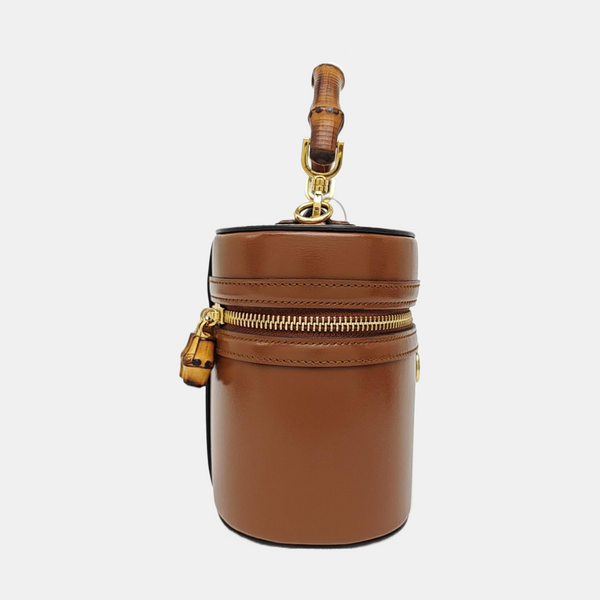 Calfskin Shoulder Bag Brown