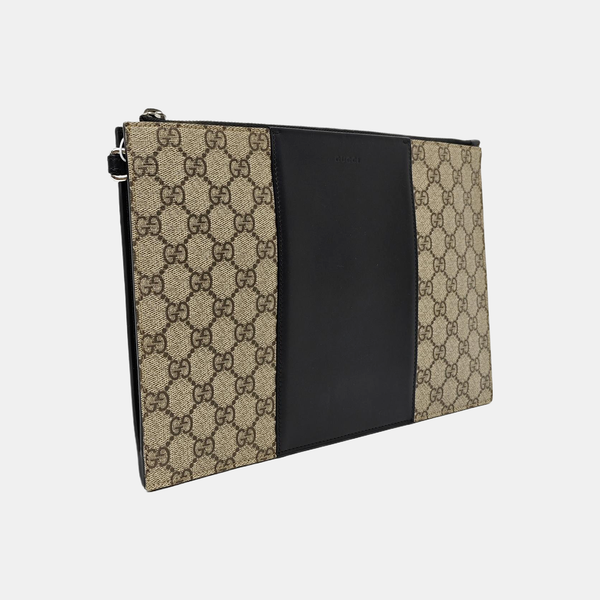 GG Supreme Monogram Coated Canvas Brown