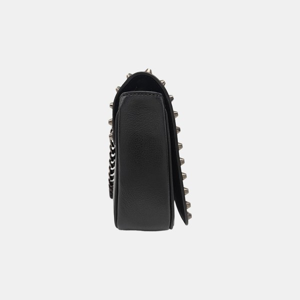 Calfskin Shoulder Bag Black