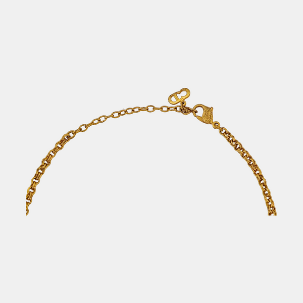Petit CD Metal Gold Necklace