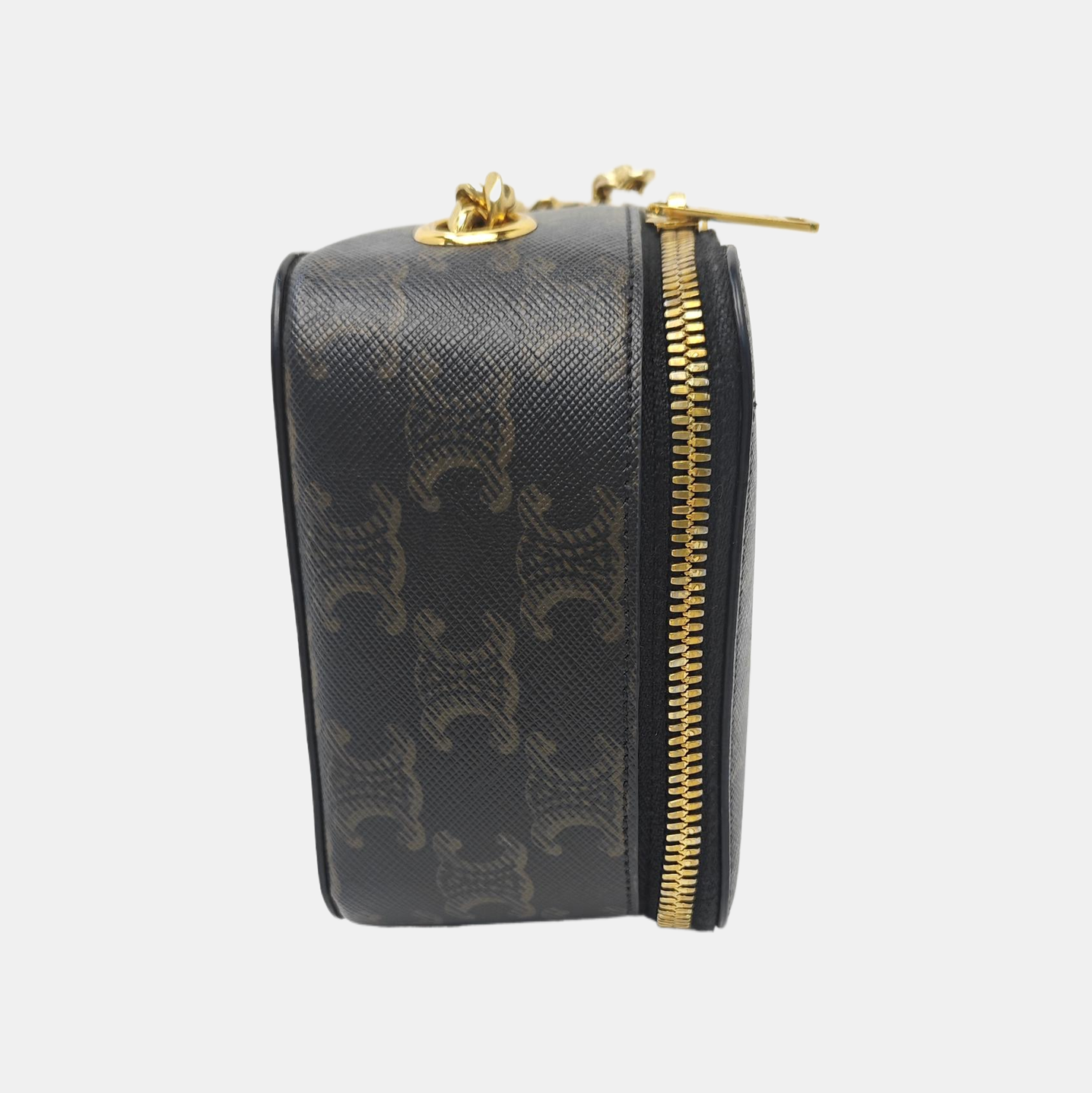 TRIOMPHE Mini Quilted Coated Canvas Black