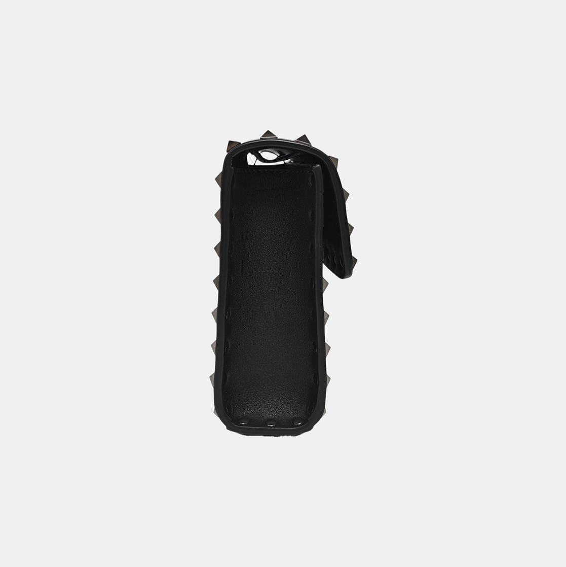 Rockstud Calfskin Black