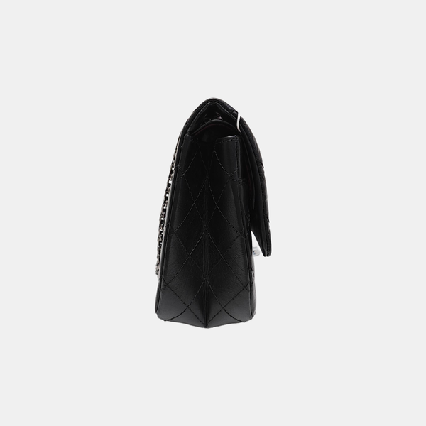 2.55 227 (jumbo) Quilted Vintage Calf Black