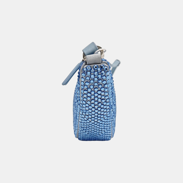 Crystal Shoulder Bag Blue