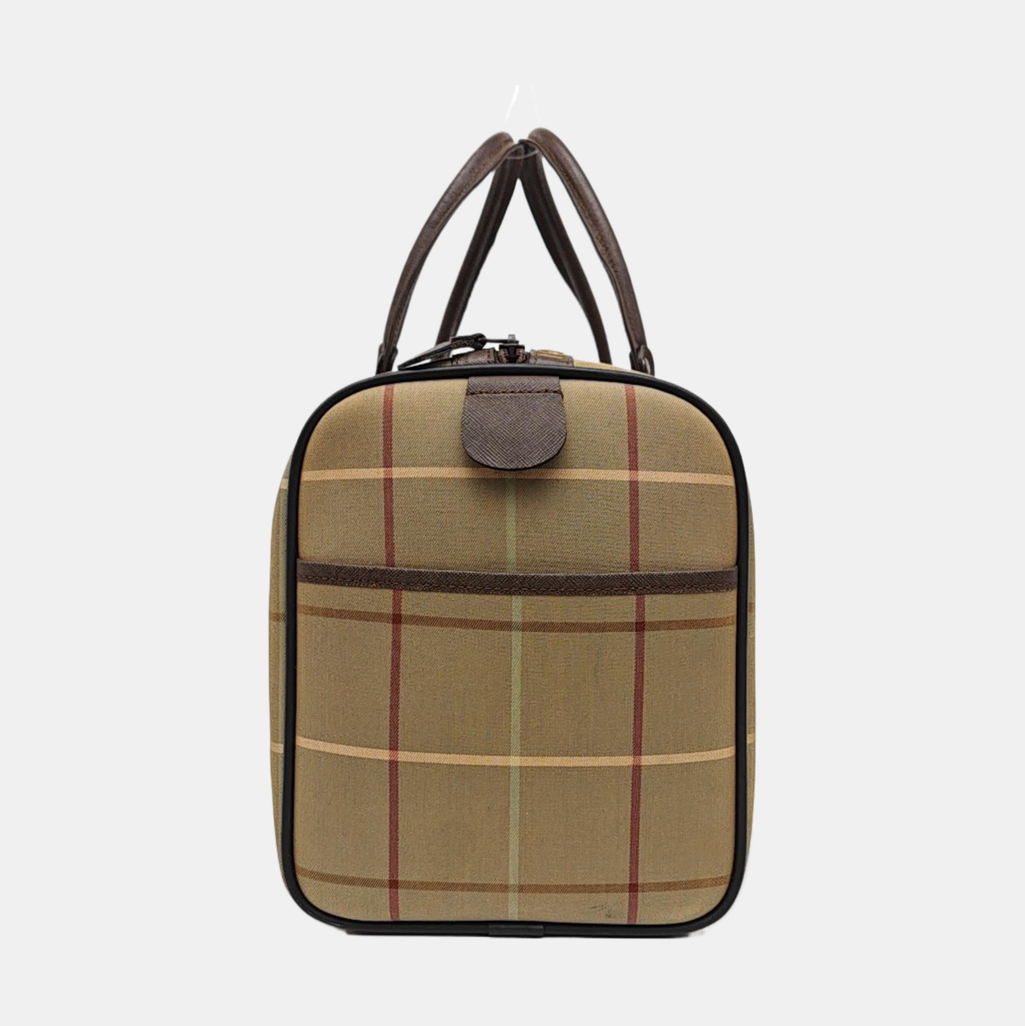 Canvas Top Handle Bag Brown