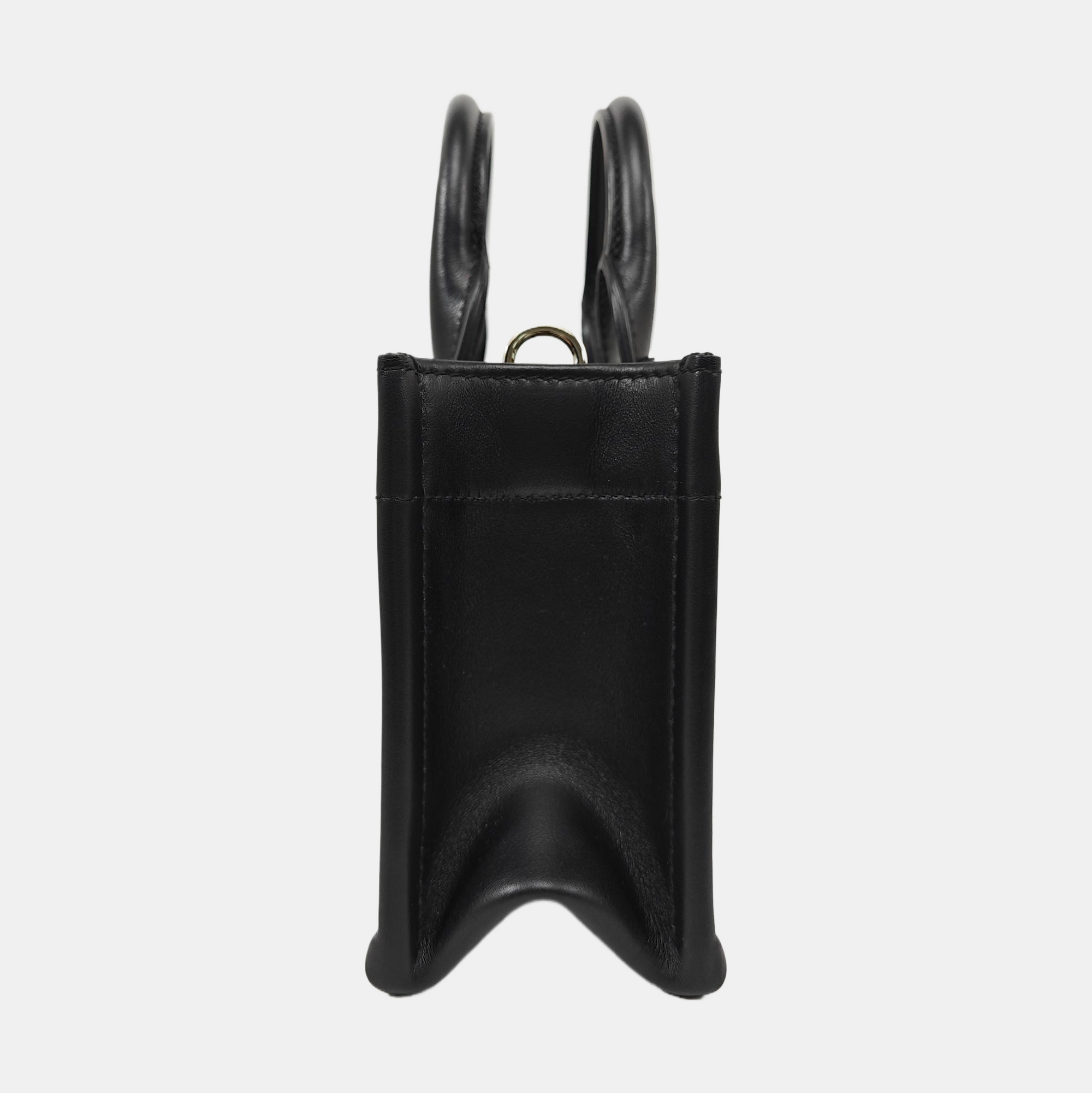 Lady D-Joy Mini Cannage Calfskin Black