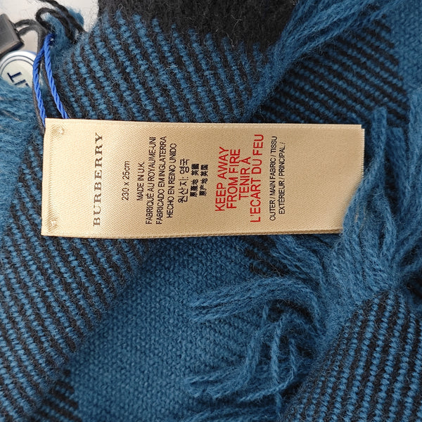 Wool Scarf Blue
