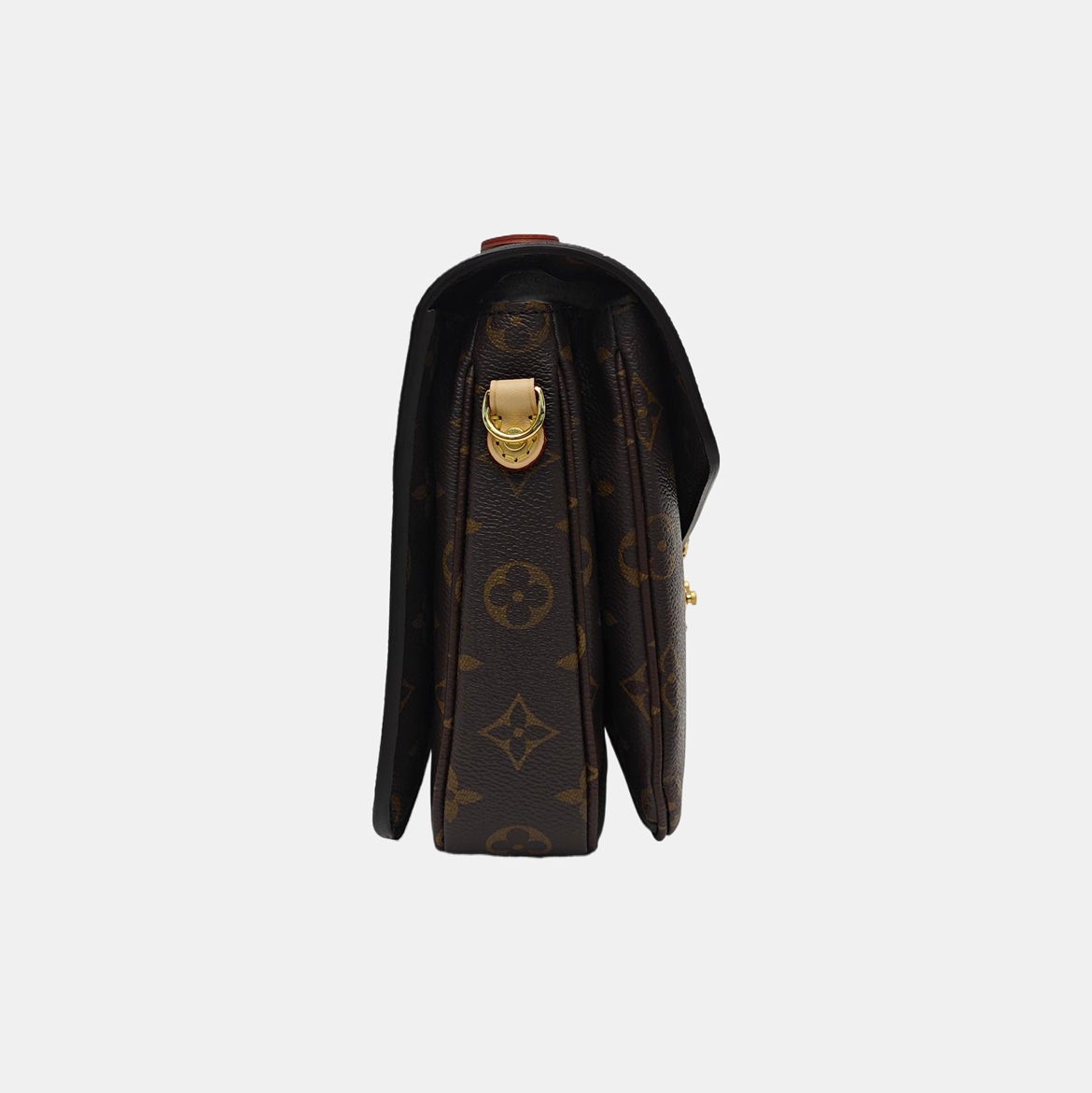 MÉTIS MM Monogram Coated Canvas Brown