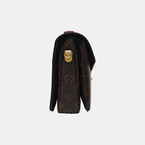 MÉTIS MM Monogram Coated Canvas Brown