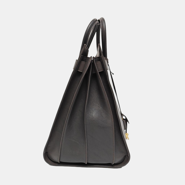 SAC DE JOUR Large Calfskin Gray