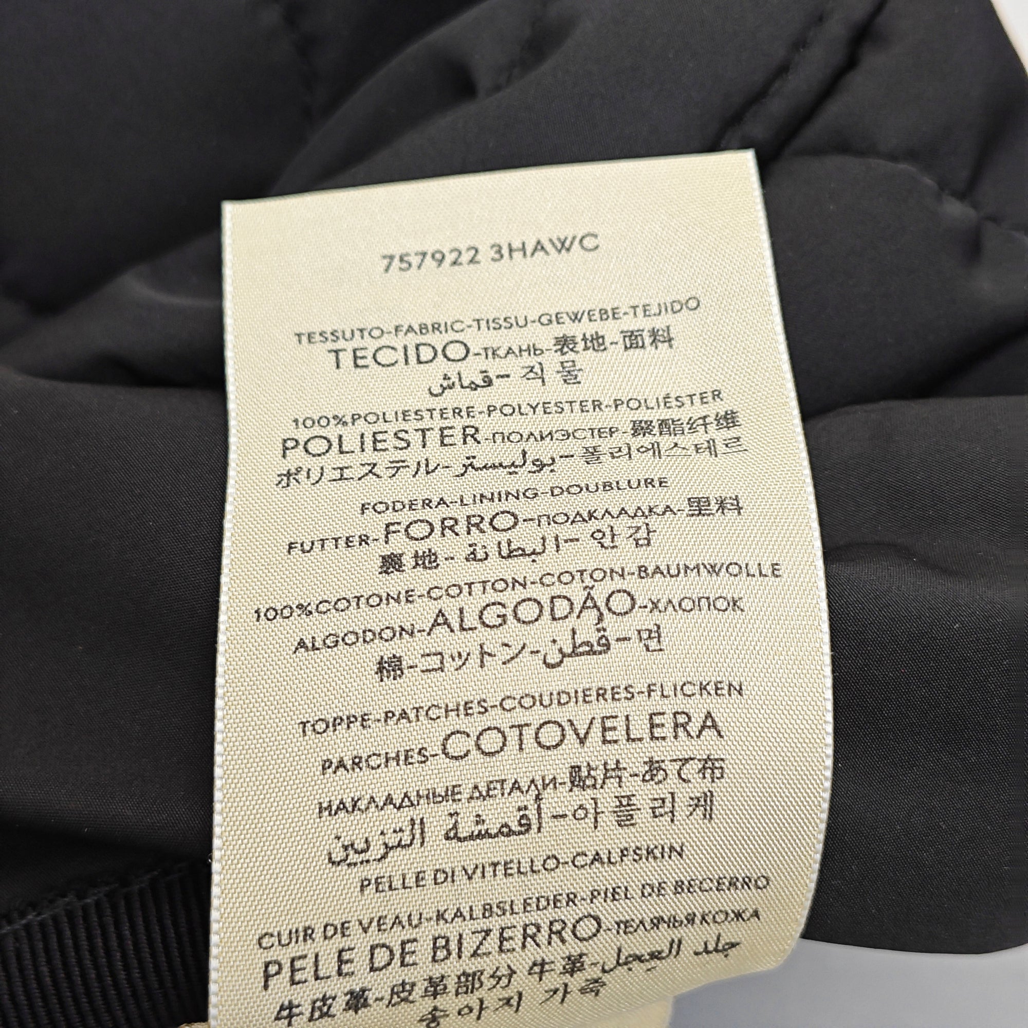 Polyester Hat Black
