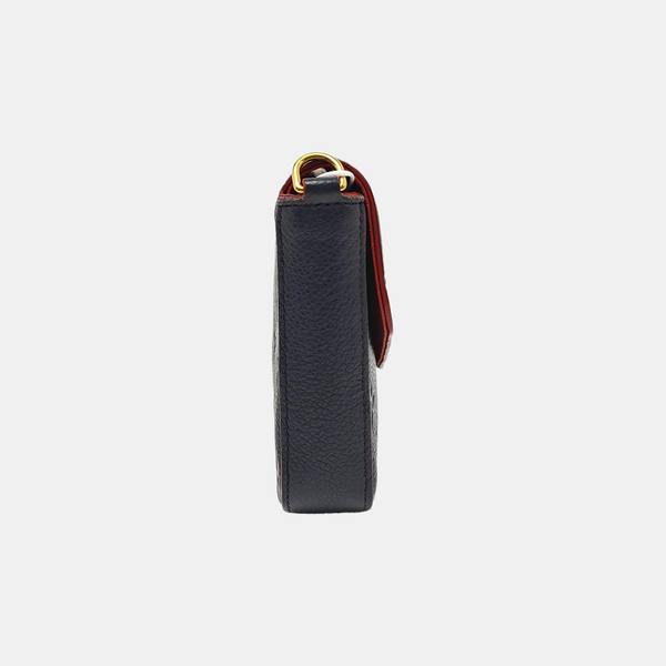 Authenticated pre-owned  FÉLICIE Monogram Calfskin Blue - Shoulder Bag at Looply