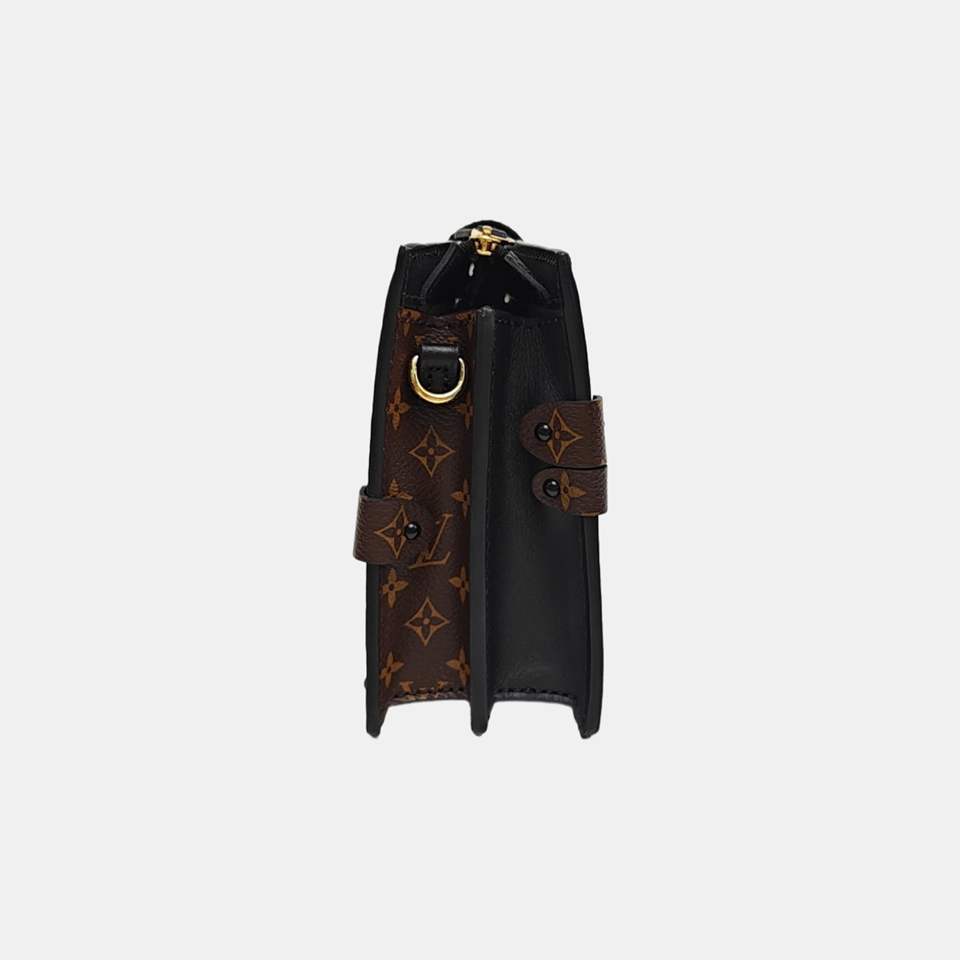 TRUNK Monogram Coated Canvas Brown