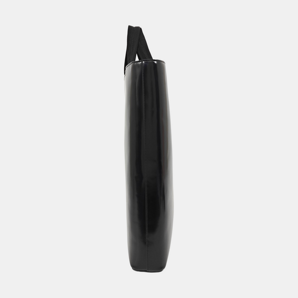 Calfskin Top Handle Bag Black