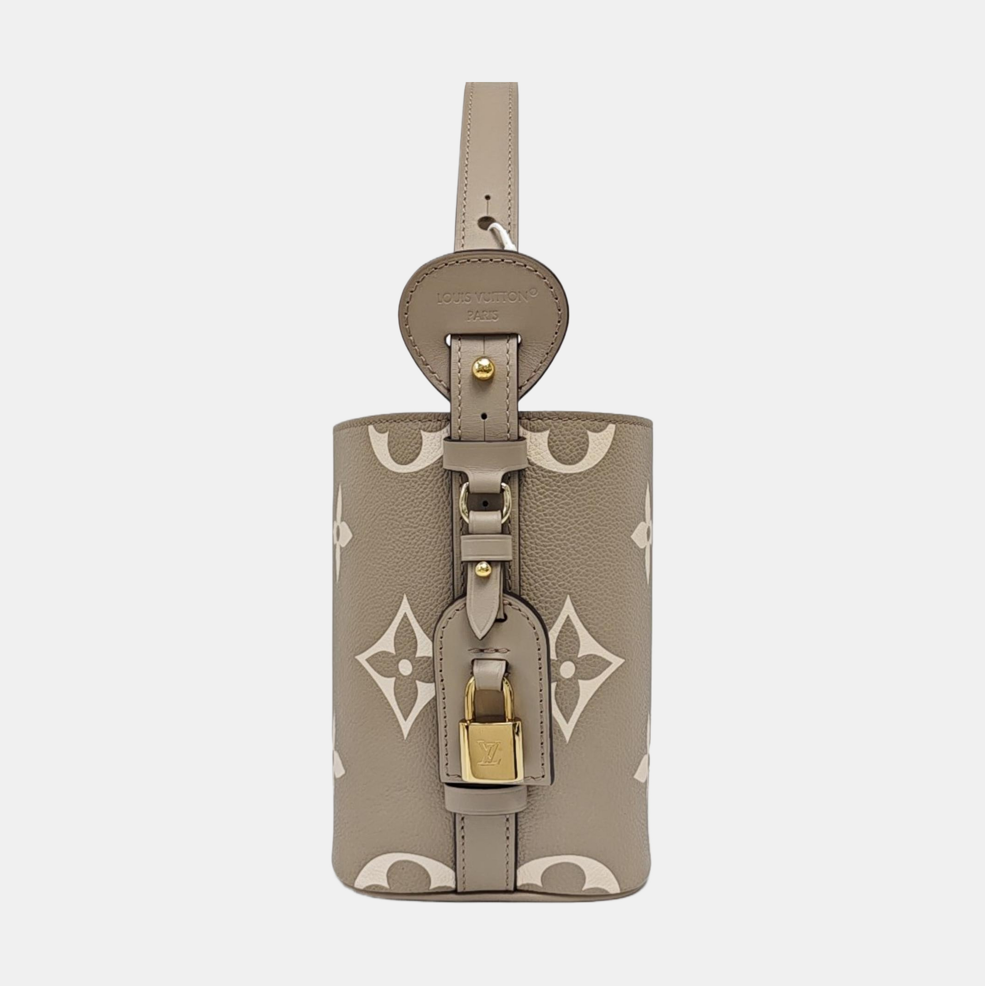ALL IN BB Monogram Calfskin Gray