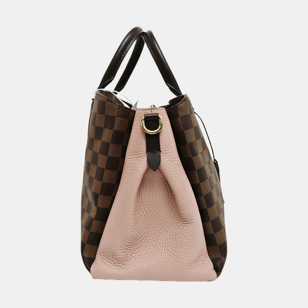 NORMANDY Damier Ebene Coated Canvas Brown
