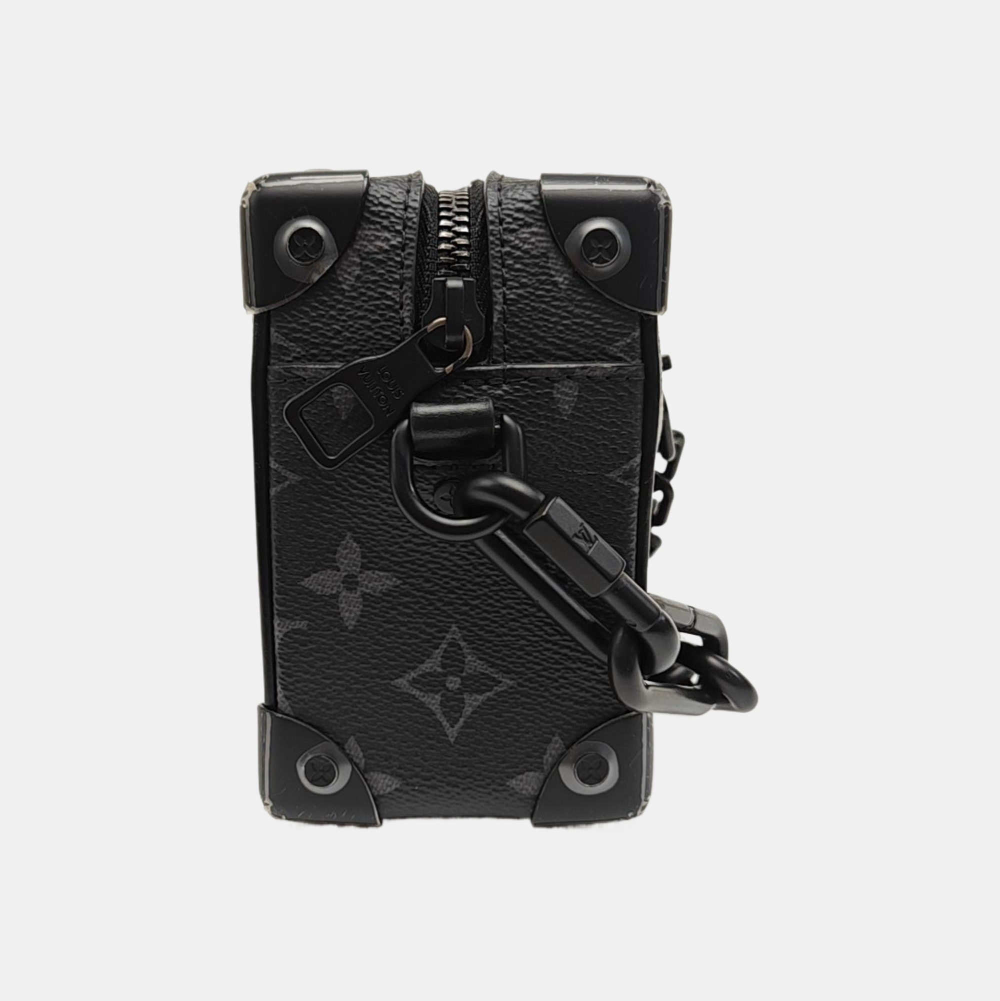 SOFT TRUNK Mini Monogram Coated Canvas Black