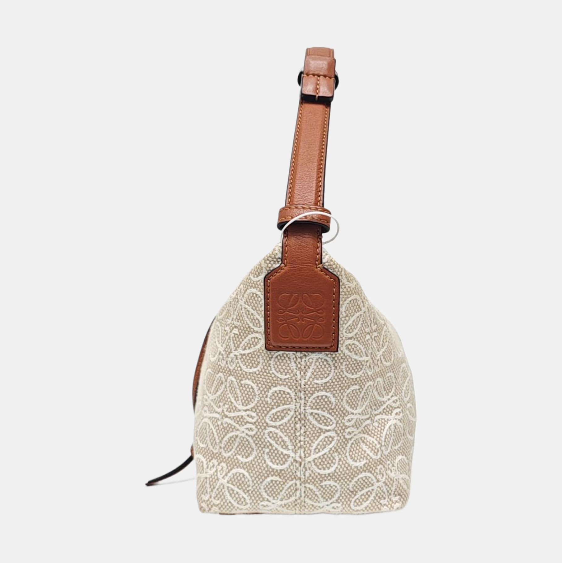 Anagram Small Monogram Canvas Beige