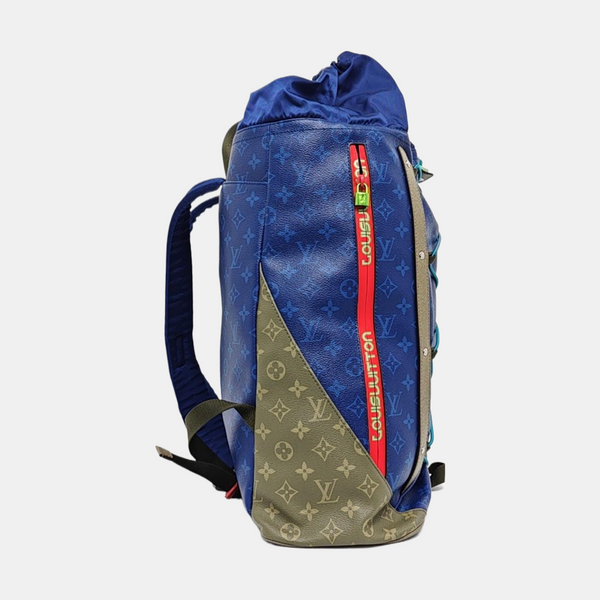 GM Monogram Coated Canvas Blue
