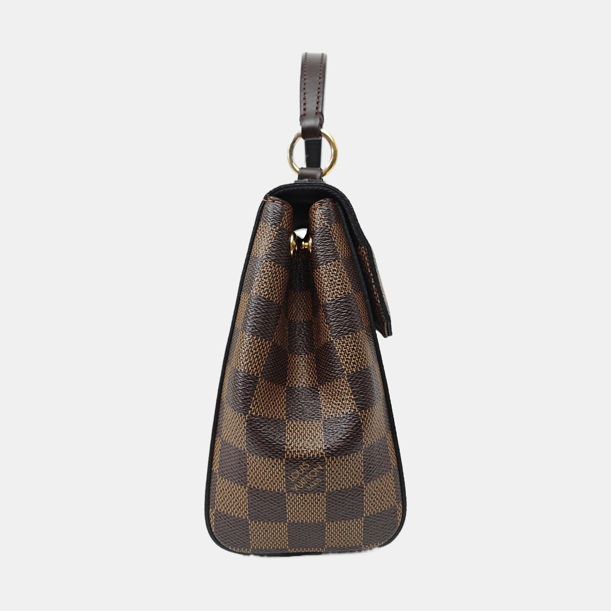BOND STREET BB Damier Ebene Coated Canvas Brown