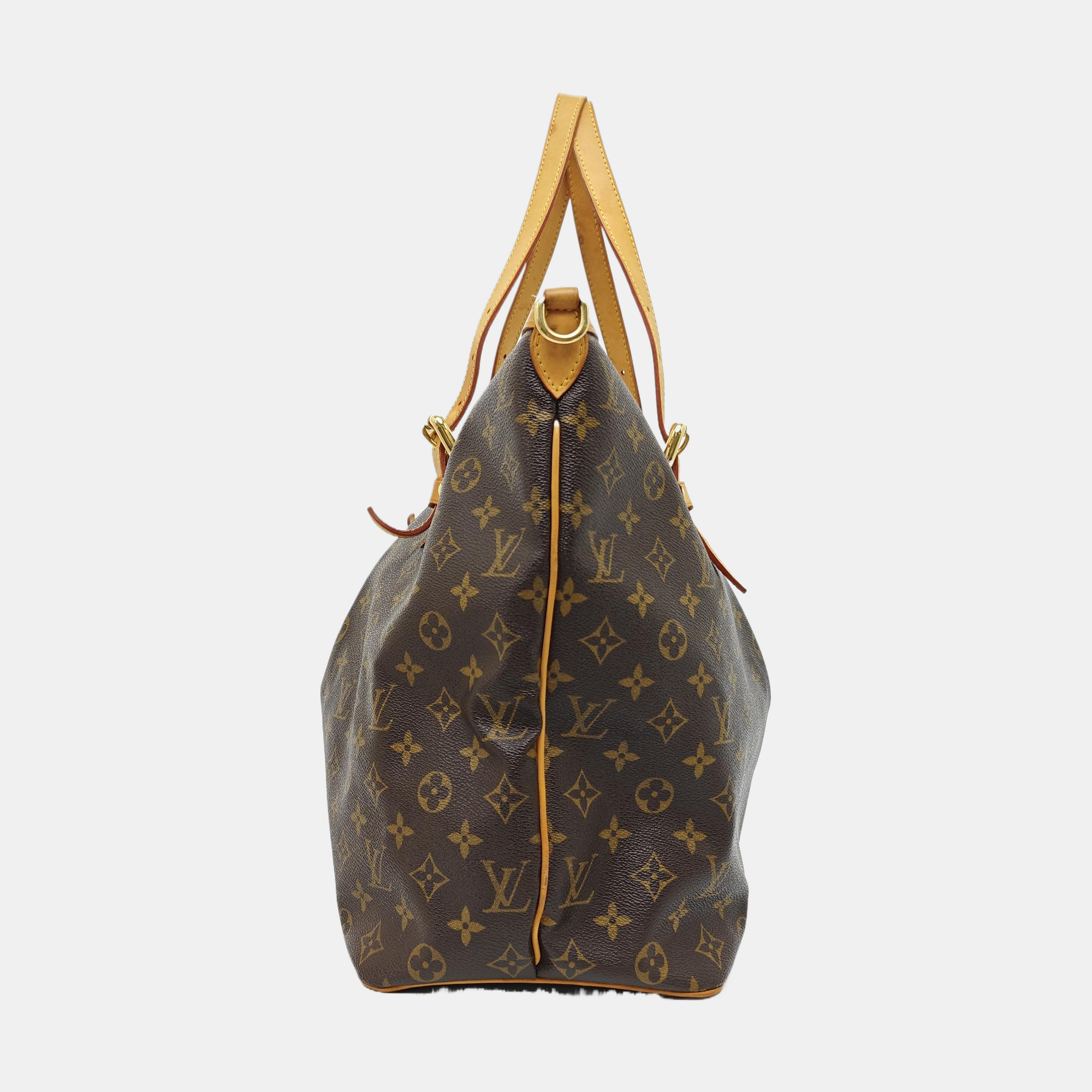 PALERMO GM Monogram Coated Canvas Brown