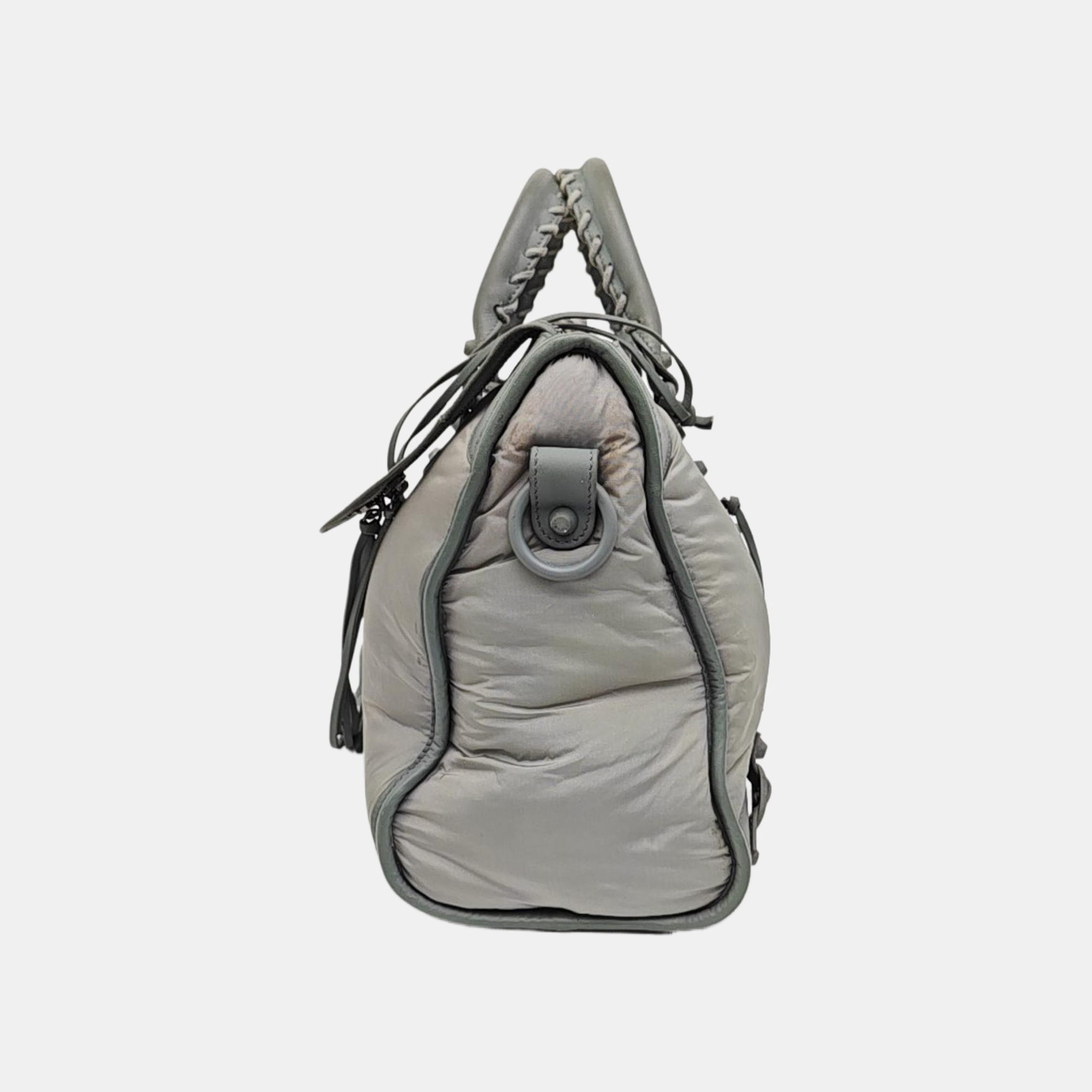 Classic Metallic Edge City Medium Nylon Gray