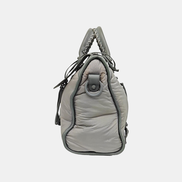 Classic Metallic Edge City Medium Nylon Gray